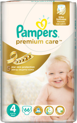 Подгузники детские Pampers Premium Care 4 Maxi (66шт)