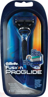 Бритвенный станок Gillette Fusion ProGlide (+ 1 кассета) - общий вид в упаковке