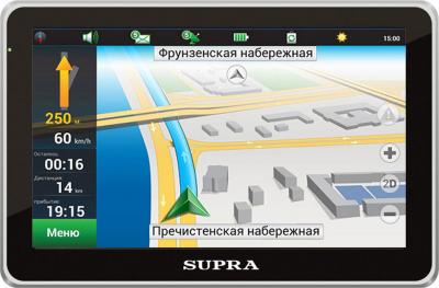 GPS навигатор Supra SNP-502 - общий вид
