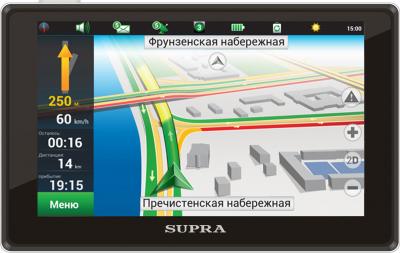 GPS навигатор Supra SNP-511 - общий вид