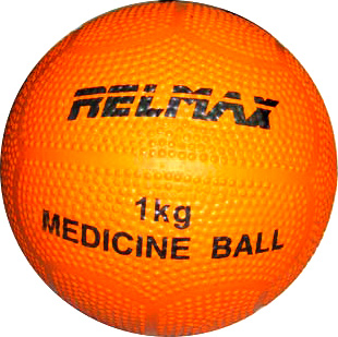 Медицинбол Relmax 3kg (оранжевый) - внешний вид товара отличается: 3 кг