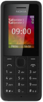 Мобильный телефон Nokia 107 Dual (Black) - общий вид