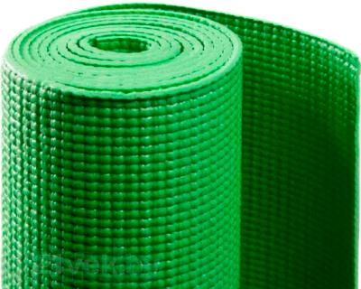 Коврик для йоги и фитнеса No Brand YM-4 (ярко-зеленый) - общий вид