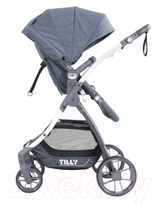 Детская прогулочная коляска Baby Tilly Cross T-171 (голубой)
