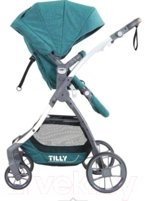 Детская прогулочная коляска Baby Tilly Cross T-171 (бирюзовый)