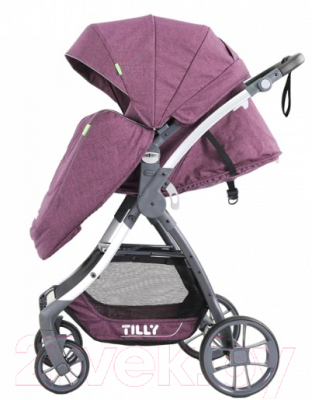 Детская прогулочная коляска Baby Tilly Cross T-171 (фиолетовый)