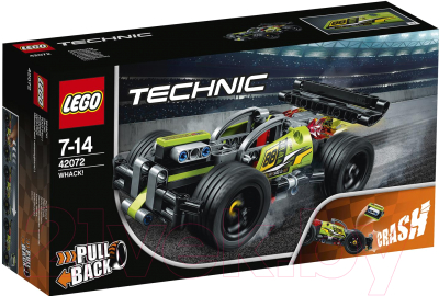 Конструктор инерционный Lego Technic Зеленый гоночный автомобиль 42072