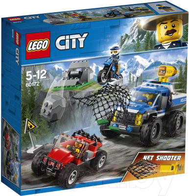 Конструктор Lego City Police Погоня по грунтовой дороге 60172