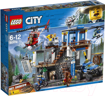 Конструктор Lego City Police Полицейский участок в горах 60174