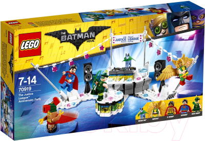 Конструктор Lego Batman Movie Вечеринка Лиги Справедливости 70919