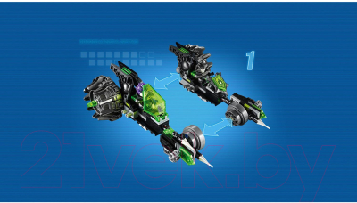 Конструктор Lego Nexo Knights Боевая машина близнецов 72002