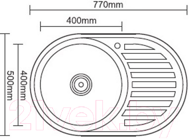 Мойка кухонная Ledeme L87750-6L