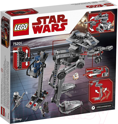Конструктор Lego Star Wars TM Вездеход AT-ST Первого Ордена 75201