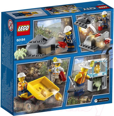 Конструктор Lego City Mining Бригада шахтеров 60184