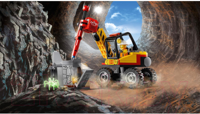 Конструктор Lego City Mining Трактор для горных работ 60185