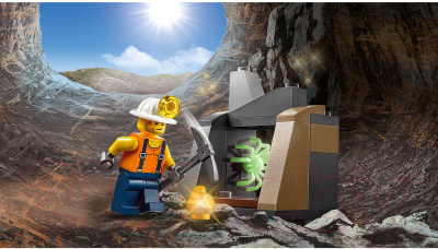 Конструктор Lego City Mining Трактор для горных работ 60185