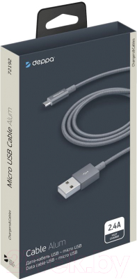 Кабель Deppa USB - microUSB / 72192