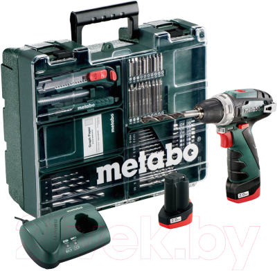 Профессиональная дрель-шуруповерт Metabo PowerMaxx BS Basic Set (600080880)