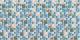 Панель ПВХ Grace Мозаика Морской бриз (955x480x3.5мм) - 