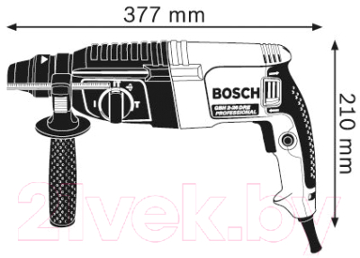 Профессиональный перфоратор Bosch GBH 2-26 DRE Professional с отверткой Wiha (0.615.990.K00)