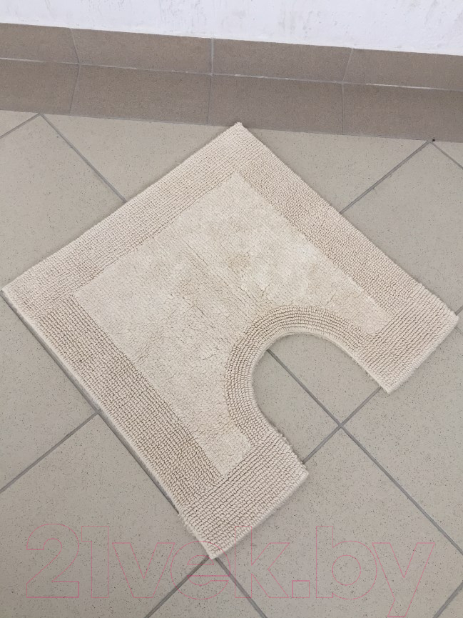 Коврик для туалета Axentia Quatro WC 851573 (60x60, кремовый) — фото 2
