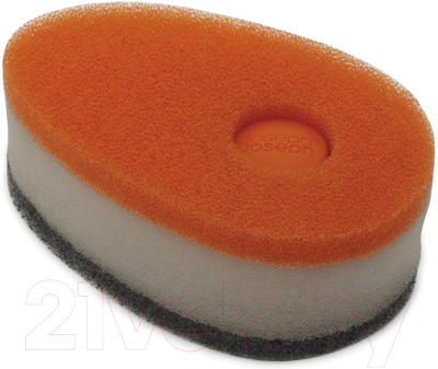 Губка для мытья посуды Joseph Joseph Soapy Sponge 85073 с капсулой для моющего средства (оранжевый)