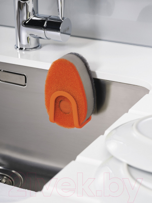 Губка для мытья посуды Joseph Joseph Soapy Sponge 85073 с капсулой для моющего средства (оранжевый)