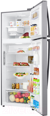 Холодильник с морозильником LG GC-H502HMHZ