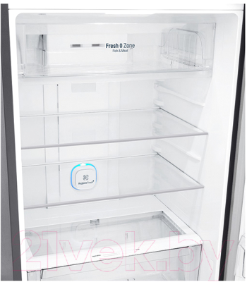 Холодильник с морозильником LG GC-H502HMHZ