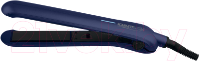 Выпрямитель для волос Scarlett SC-HS60600 (синий/черный)