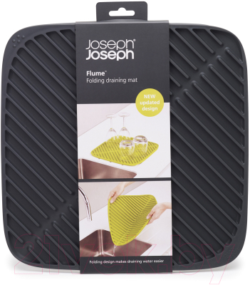 Коврик для сушки посуды Joseph Joseph Flume Folding Draining Mat Grey 85087 (серый)