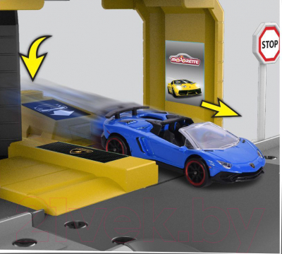 Паркинг игрушечный Dickie Majorette Creatix Lamborghini с машинкой / 212050003