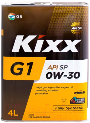 Моторное масло Kixx G1 0W30 SP L215144TE1 / L205644TE1 / L209944TE1 (4л)