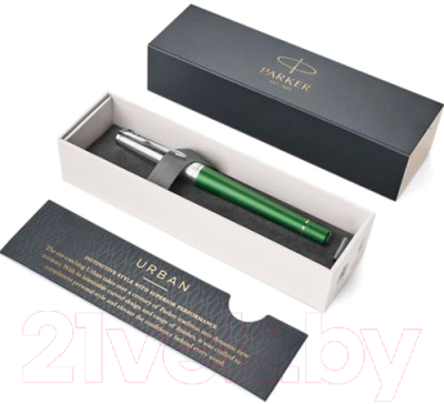 Ручка-роллер имиджевая Parker Urban Premium Green CT T311 Fblack 1931618