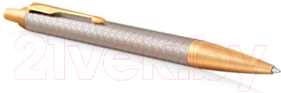 Ручка шариковая имиджевая Parker IM Premium Warm Silver Grey GT 1931687