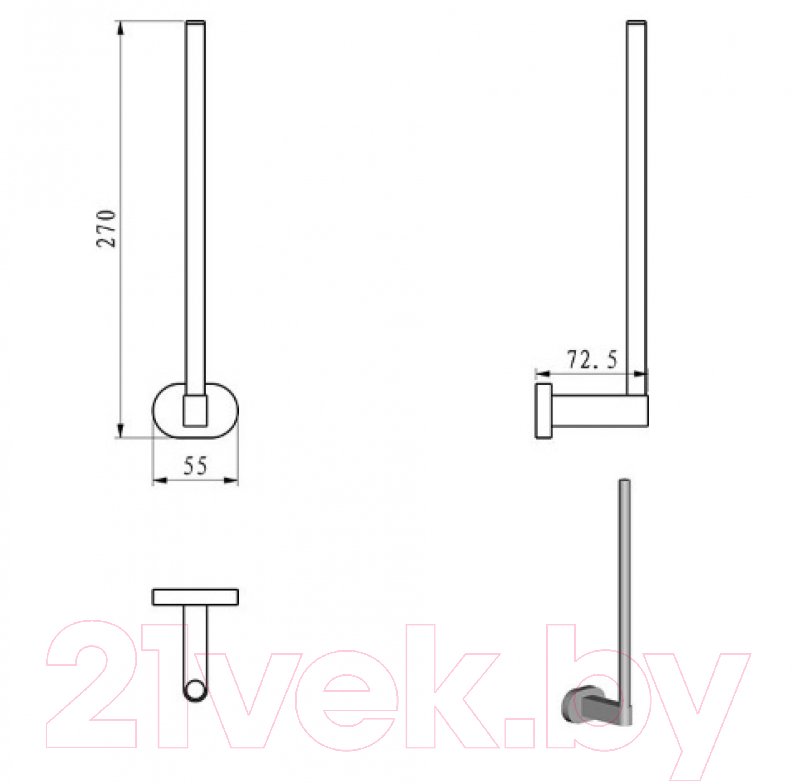 Держатель для туалетной бумаги Ravak CR 420.00 / X07P318