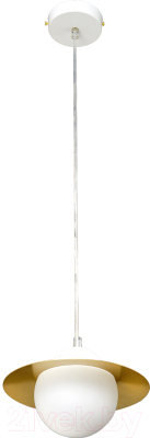 Потолочный светильник Максисвет Модерн 2-5170-1-WH+GL E14
