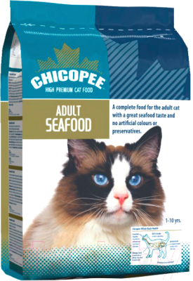 Сухой корм для кошек Chicopee Adult Seafood (15кг)