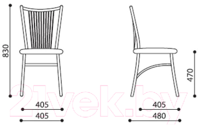 Стул Nowy Styl Fosca Chrome (V-01)