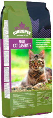 Сухой корм для кошек Chicopee Adult Cat Castrate (7.5кг)