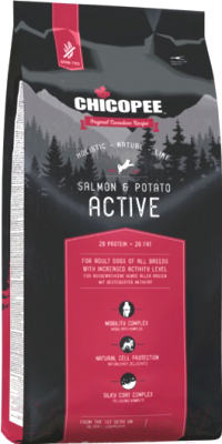 Сухой корм для собак Chicopee HNL Active Salmon & Potato (12кг)