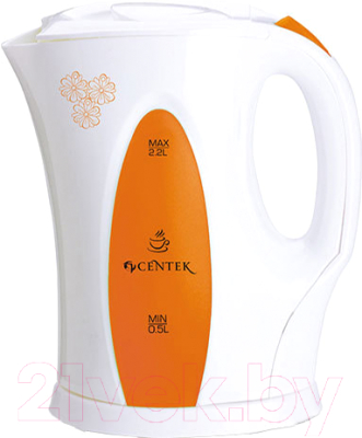 Электрочайник Centek CT-0031 (оранжевый)