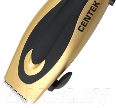 Машинка для стрижки волос Centek CT-2114 (черный/золото)