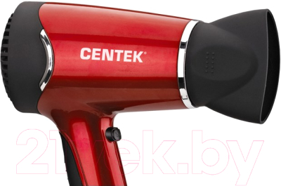 Фен Centek CT-2215 (черный/красный)