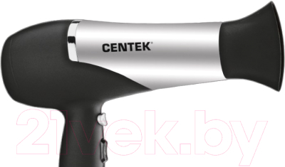 Фен Centek CT-2217 (черный/серебристый)