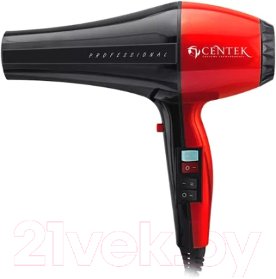 Фен Centek CT-2225 Professional (черный/красный)