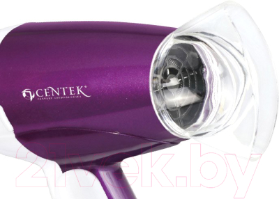 Компактный фен Centek CT-2230 (фиолетовый/белый)