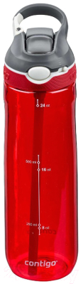 Бутылка для воды Contigo Ashland 24 oz / 1000-0458 (red-grey )