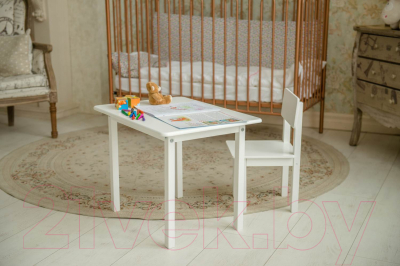 Комплект мебели с детским столом Polini Kids Simple 105 S (натуральный)