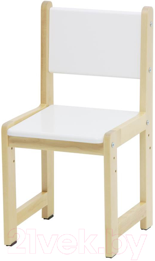 Комплект мебели с детским столом Polini Kids Eco 400 SM (белый/натуральный)